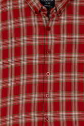 Red Boy's Checkered Shirt